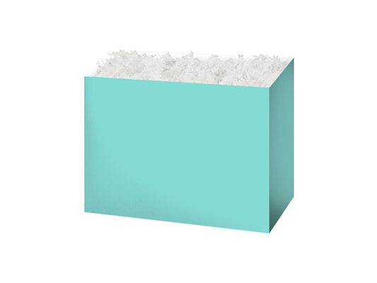 6 Pack Basket Gift Box Decorative Basket Gift Box Aqua Color Large Size