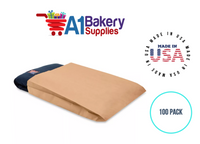 Kraft Flat Merchandise Bags, Small, 100 Pack - 5"x7-1/2"