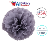 Morning Mist Color Tissue Paper 15 Inch x 20 Inch - 10 Sheets