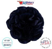 Black Color Tissue Paper 15 Inch x 20 Inch  - 480 Sheets