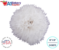 White Tissue Paper Small 20 Inch x 26 Inch - 24 Sheets