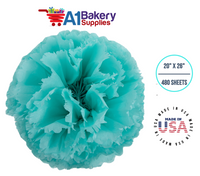 AQUA BLUE Color Gift wrap Tissue Paper 20 Inch x 26 Inch - 480 Sheets