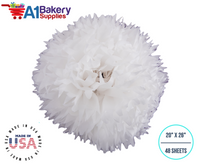 White Tissue Paper Medium 20 Inch x 26 Inch - 48 Sheets