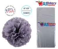 Morning Mist Color Tissue Paper 15 Inch x 20 Inch - 10 Sheets