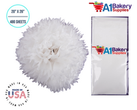 White Tissue Paper Large 20 Inch x 26 Inch - 480 Sheets