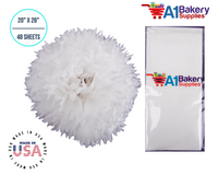 White Tissue Paper Medium 20 Inch x 26 Inch - 48 Sheets