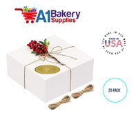 A Gift for You Foil Gold on Gold Seals 6 x 4 x 0.25 " - 25 Packs