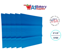 Sapphire Blue Tissue Paper Squares, Bulk 10 Sheets, Premium Gift Wrap and Art Supplies for Birthdays, Holidays, or Presents by A1BakerySupplies, Large 15 Inch x 20 Inch
