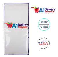 White Tissue Paper Small 20 Inch x 26 Inch - 24 Sheets