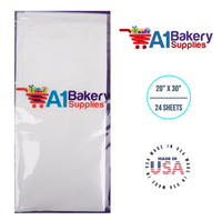 White Tissue Paper Small 20 Inch x 30 Inch - 24 Sheets