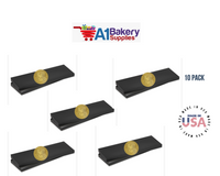 Black Men's Tie Gift Boxes Socks Gift Boxes 10 pack with Gold Thank you sticker